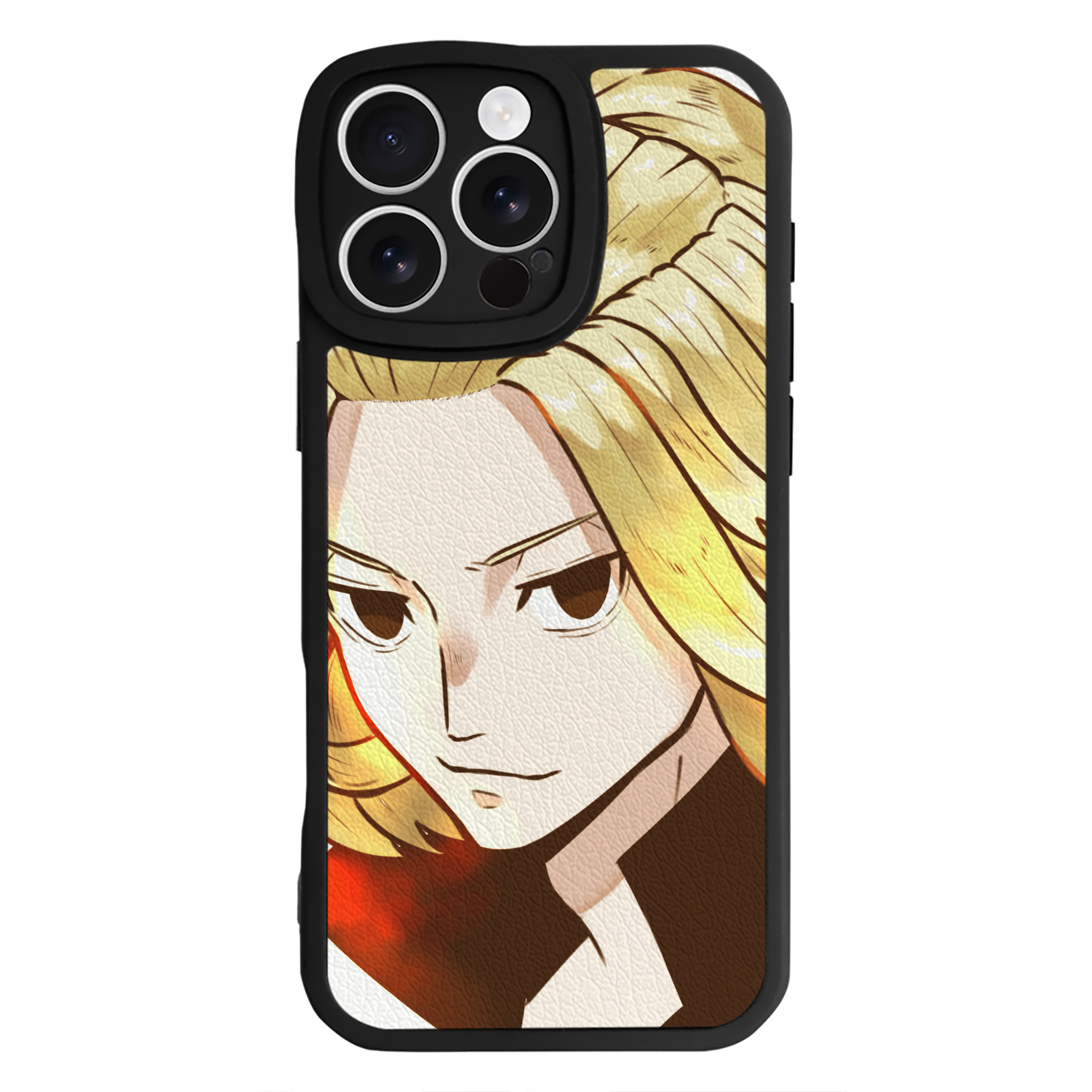 （画像用） 東京リベンジャーズ Tokyo Revengers 【iPhone 16シリーズ対応】シリコンスマホケース（レザー調） 材質：シリコン